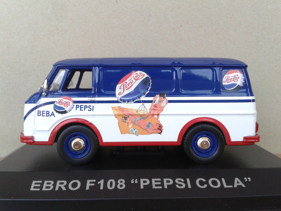 1971 Ebro F108 Furgón Metálico “Pepsi Cola” (Ixo - nº 19 Furgonetas de Antaño) (8)