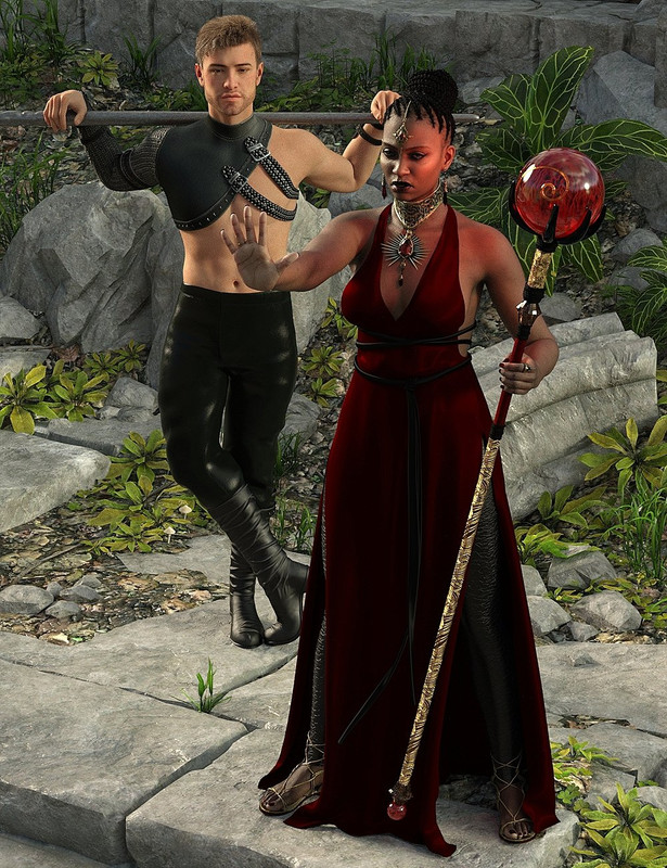 Staves of Magic Poses for Genesis 9Repost 