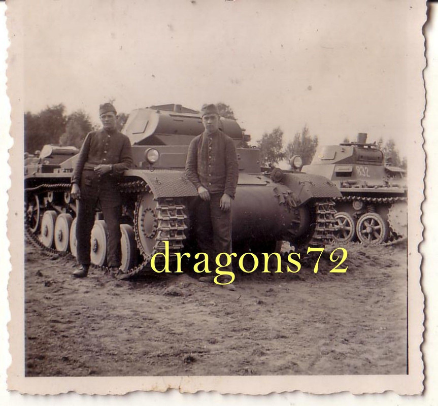 Pz.Rgt.2 Panzerkampfwagen II I auf Übung in Ohrd