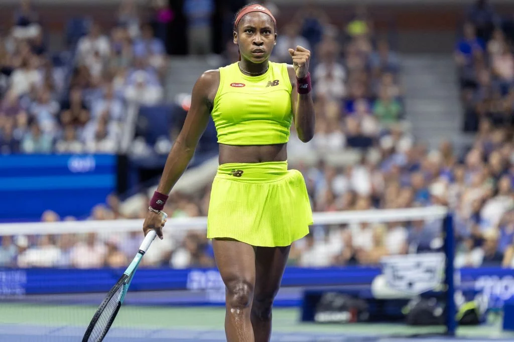 Cocu Gauff after reaching the final