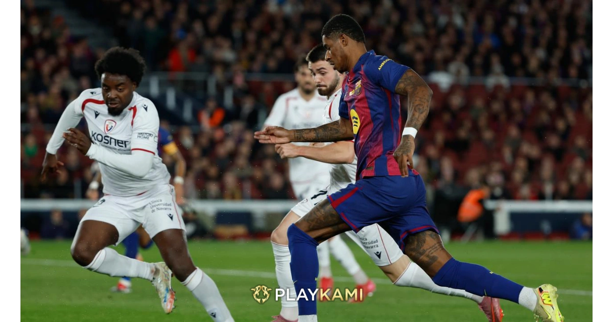 Playkami Highlights barcelona mendominasi babak pertama