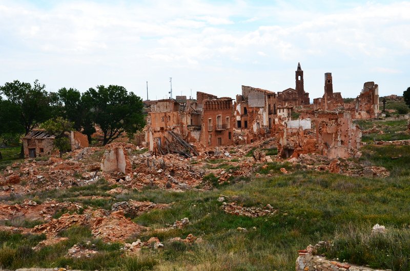 BELCHITE VIEJO-24-4-2014-ZARAGOZA - Pueblos y lugares abandonados/deshabitados-2011 AL 2024 (9)