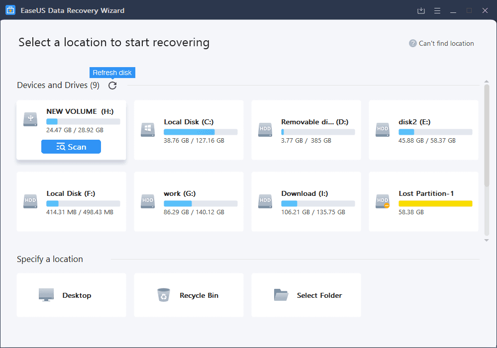 EaseUS Data Recovery Wizard Technician 15.8 2