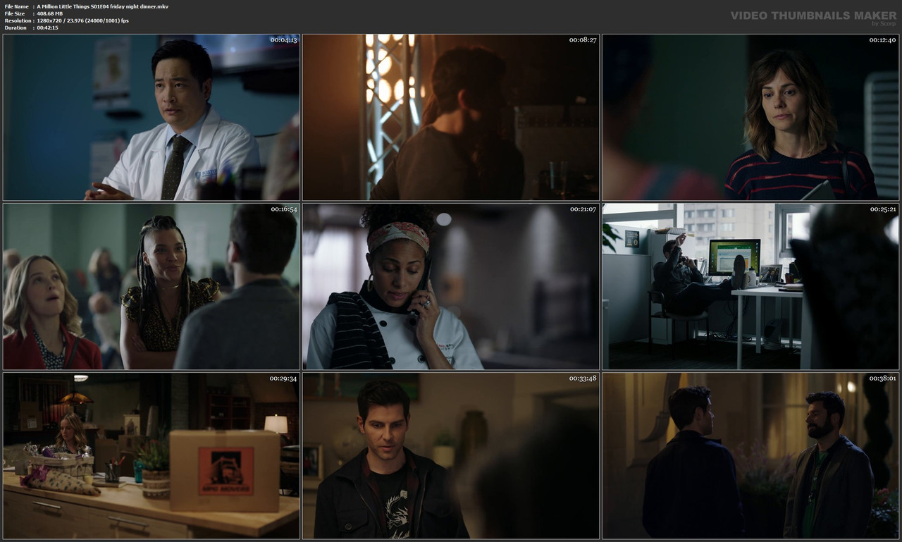 A Million Little Things S01E04 friday night dinner.mkv