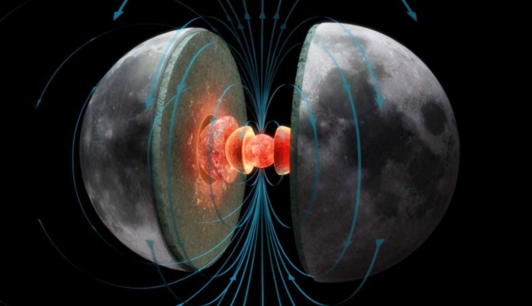 Spenta la "dinamo", la Luna ha perso il suo campo magnetico.