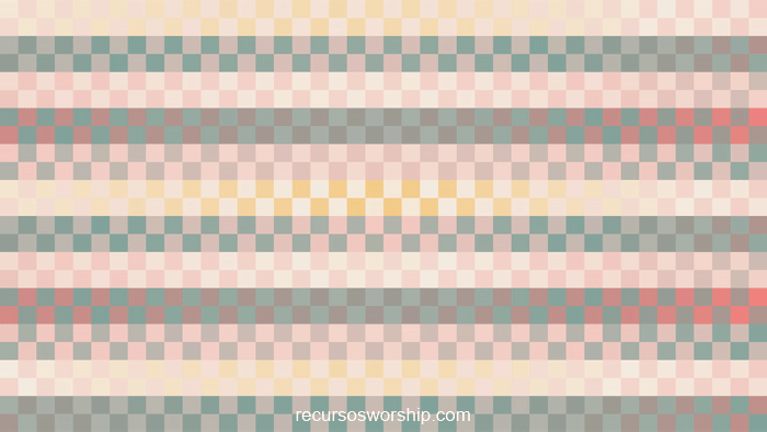 loop vj mosaico naranja rojo