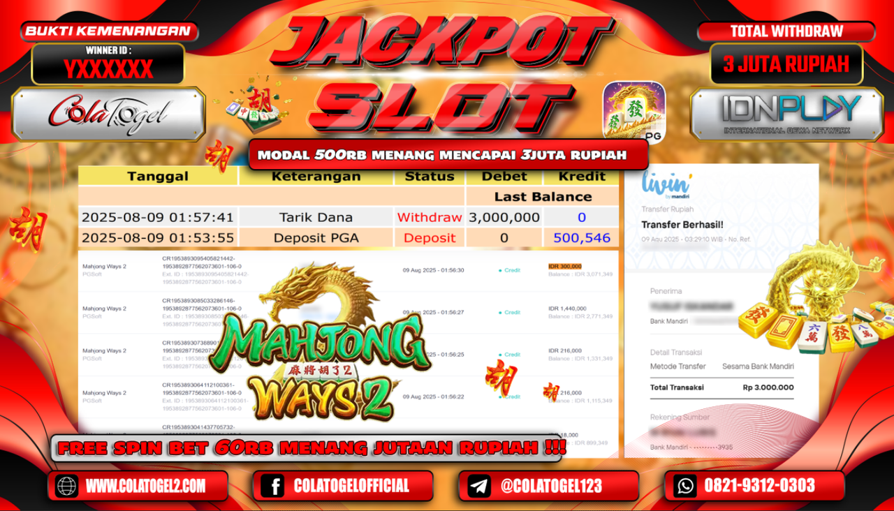 JACKPOT SLOT GACOR!!
