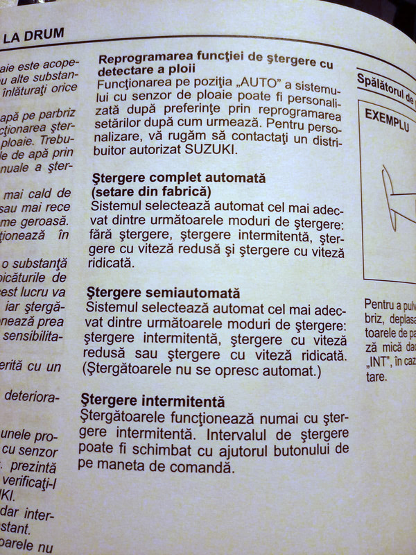 MOD stergator ploaie