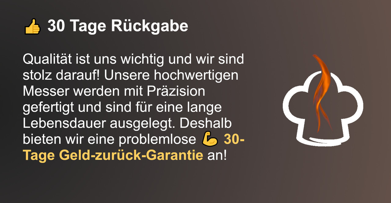 30 Tage Rückgabe Garantie