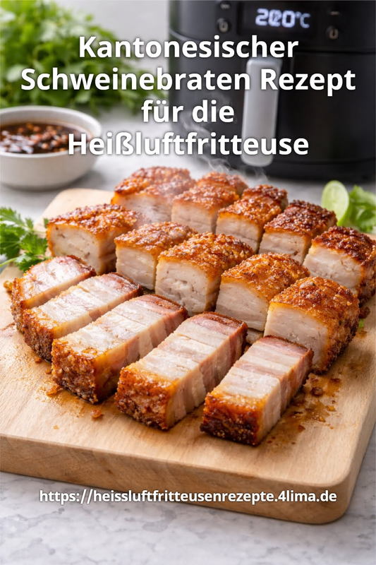 Pinterest Rezept Pin - Kantonesischer Schweinebraten
