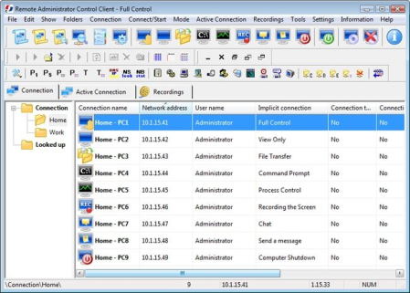 Remote Administrator Control Client 5.0.8.0