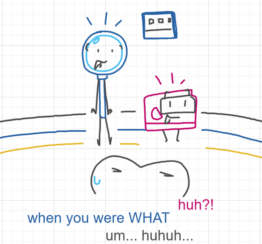 A panel from The Prime Number Few, episode eight of the Board Boards object show by Furretwalk/WalkingFurret.