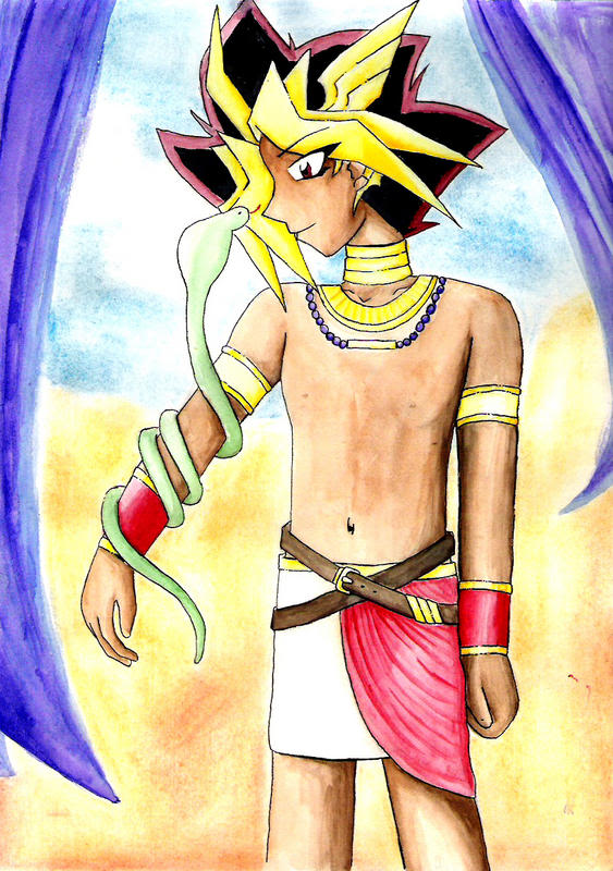 Hình vẽ Atemu (Yami Yugi) bộ YugiOh (vua trò chơi) - Page 3 1_Atemp_230