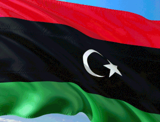 Le drapeau de la Libye