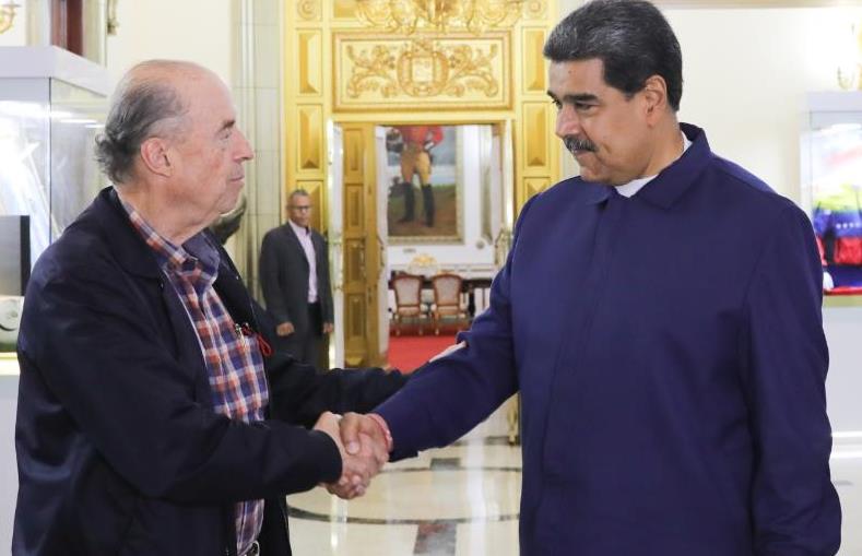 Canciller Leyva y Maduro Canciller Leyva y Maduro