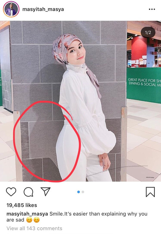 masyitah masya dihencap netizen kerana edit gambar