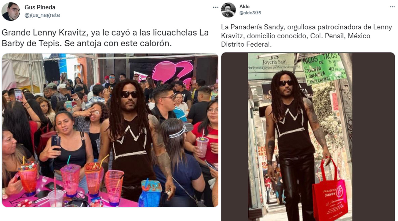 Lenny Kravitz está en CDMX y sus memes causan furor ¡Tienes que verlos!