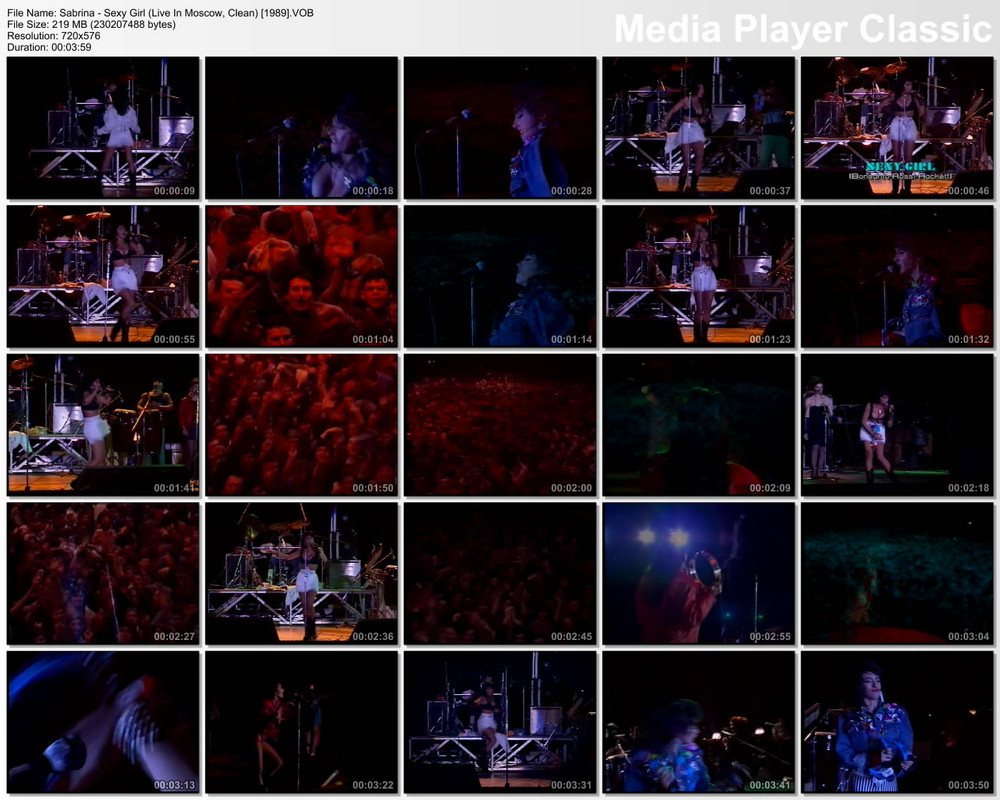 Sabrina - Sexy Girl (Live In Moscow, Clean) [1989].