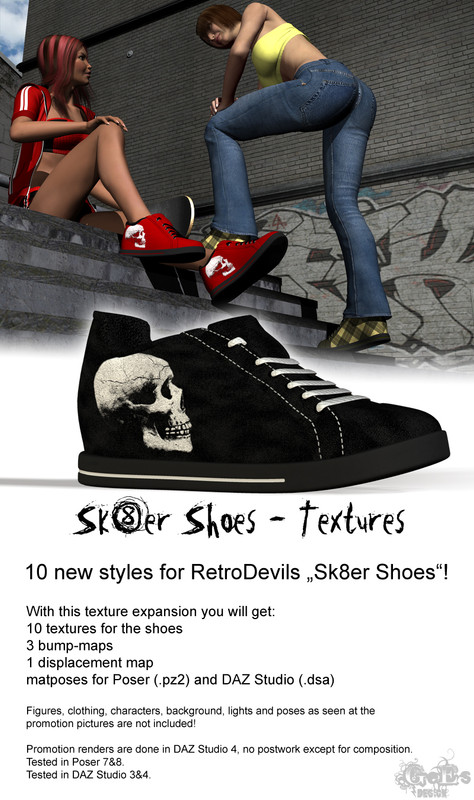     Sk8er Shoes Materials / Texture expansion 