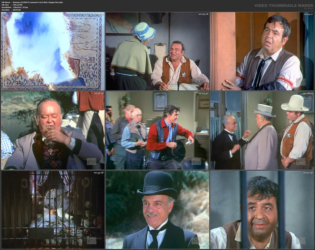 Bonanza S11E04 A Lawman's Lot is Not a Happy One.mkv