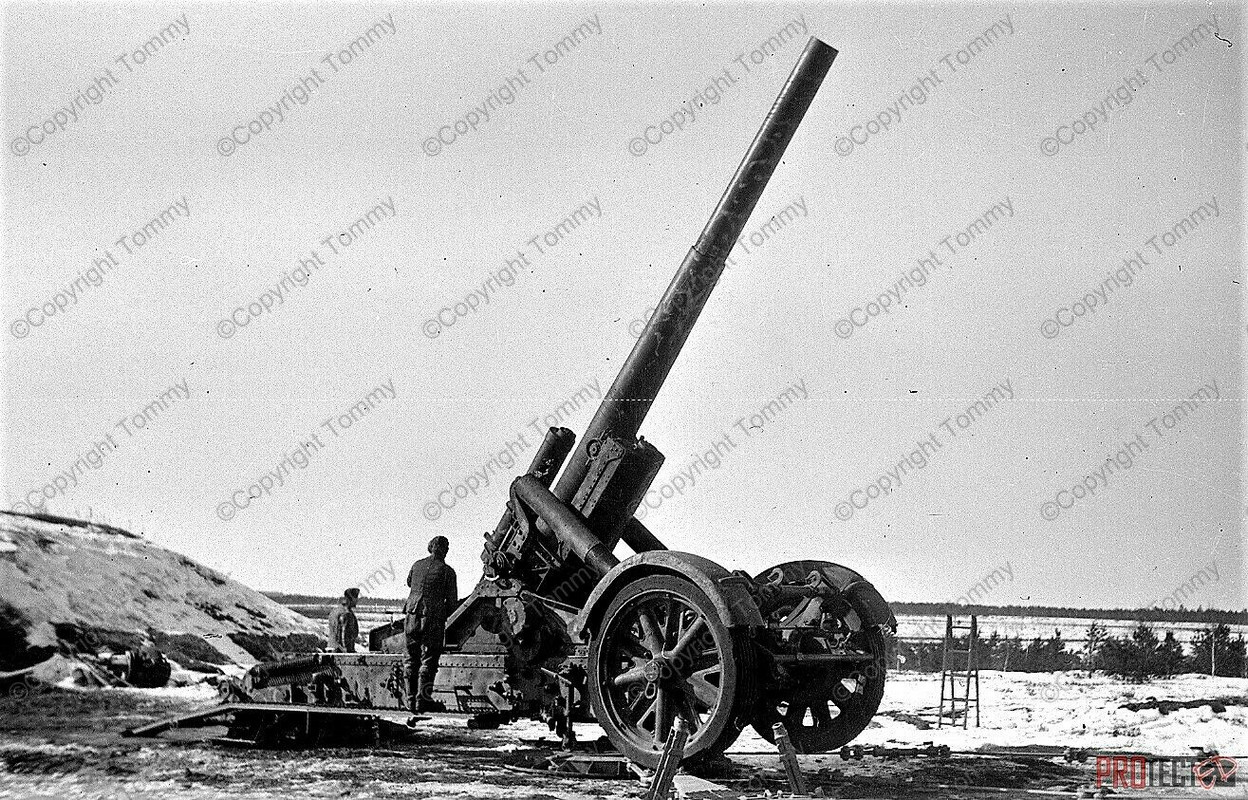 foto Front tarn Schwere Artillerie Geschütz Stellung