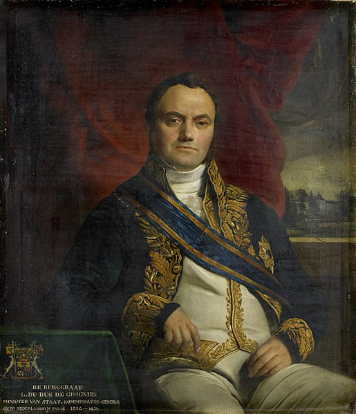 Léonard Pierre Joseph du Bus de Gisignies (Gubernur Jenderal Hindia Belanda sejak 4 Februari 1826 sampai dengan 16 Januari 1830)