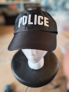 Black Police Cap