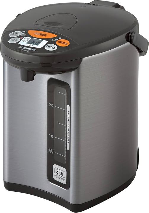 Zojirushi Water Boiler on a kitchen counter