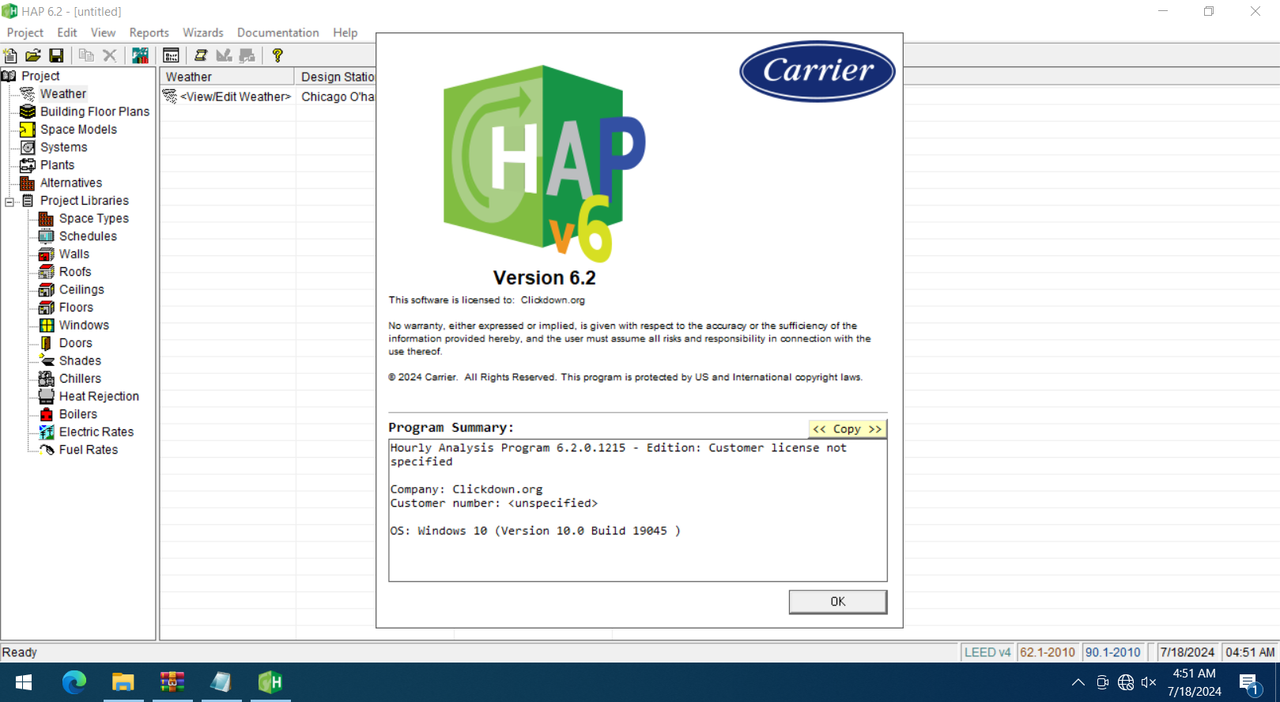 Working with Carrier HAP (Hourly Analysis Program) 6.2 full