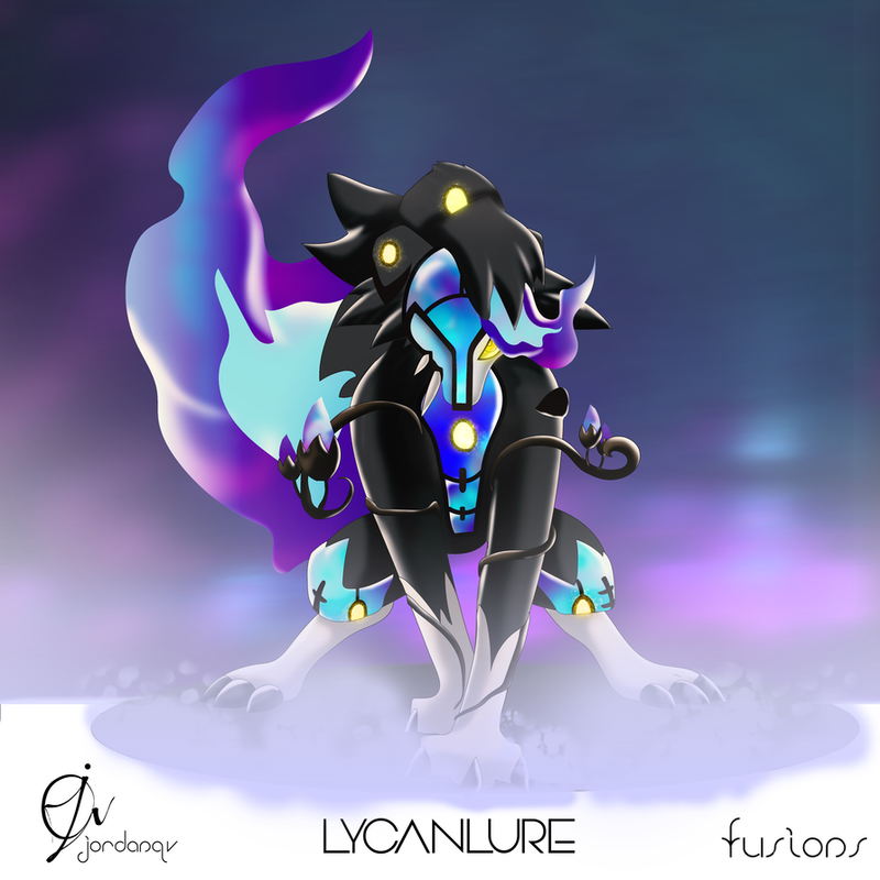 Luxkrom (Luxray-Zekrom fusion) by jordanqv.deviantart.com on