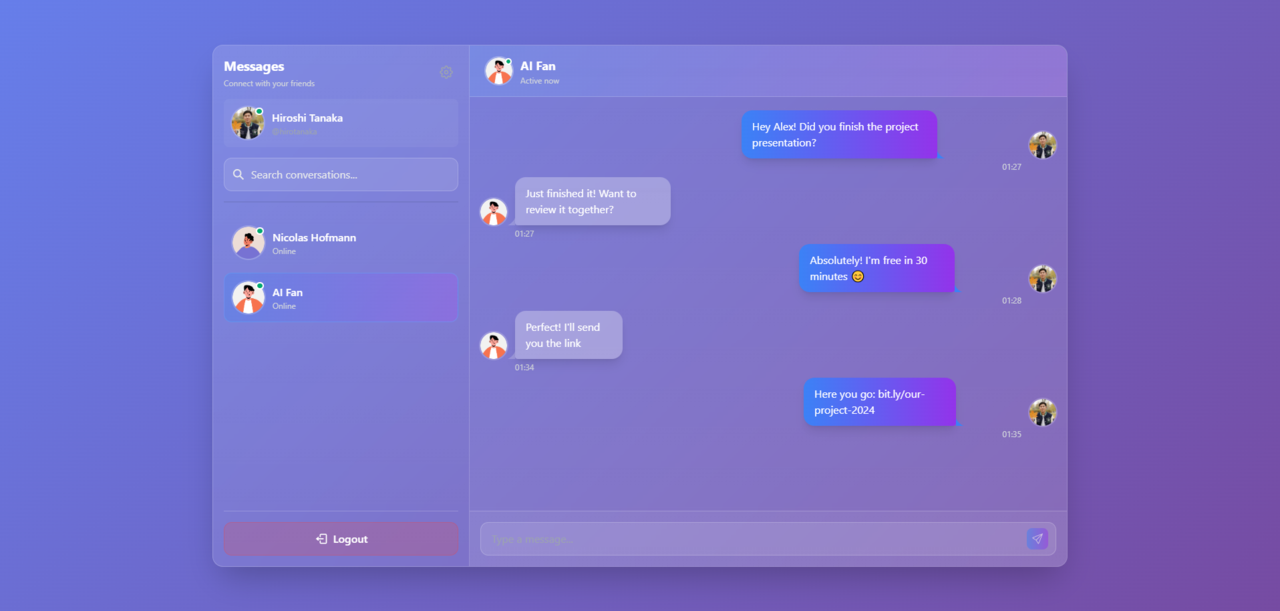 MessageWave Demo