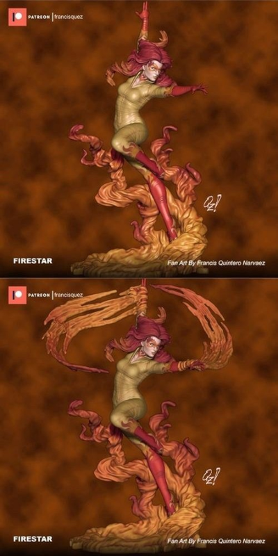 Firestar by Francis Quez – 3D Print