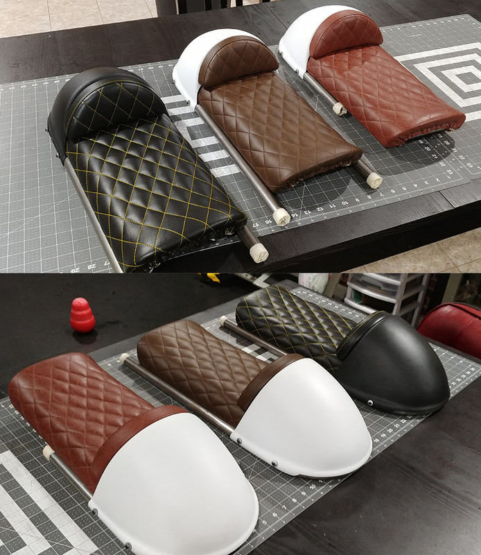 Cafe Racer Seat Removable Cowl Hump KIT CB550 CB750 CB350 Bratstyle