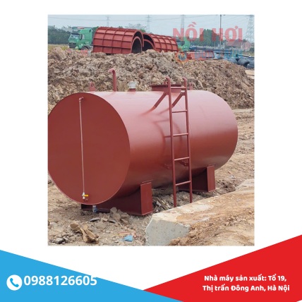 bồn thép chứa dầu