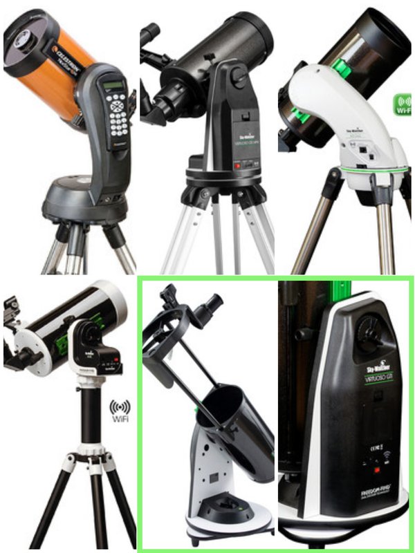 eligiendo un buen telescopio para Camper Visual GoTo y EAA