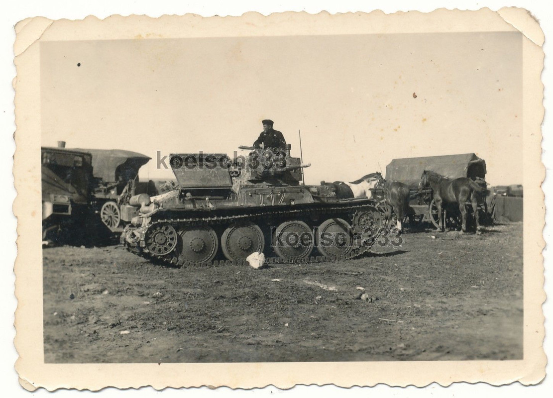 Foto Bereslaw Russland Panzer 38(t) CKD Praga Tank Wehrmacht Beute Tschechien