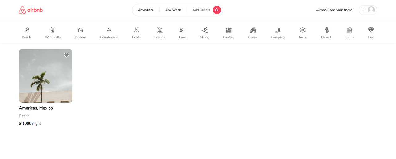 imagen de airbnb clone