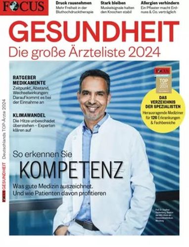 Cover: Focus Gesundheit Magazin No 02 2024