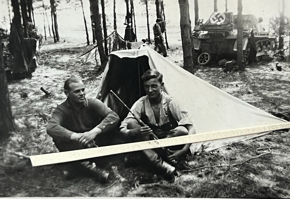 Deutsche Foto 2wk Russland Feldzug Panzer Tank Division 7 Fotoalbum Russia (16)