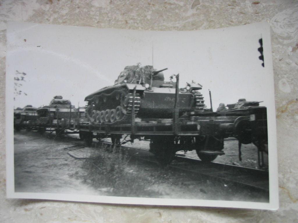 altes Militärfoto Panzer von 1941 Warschau 2. We