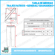 000-TABLA DE MEDIDAS GENERAL GRANADERO