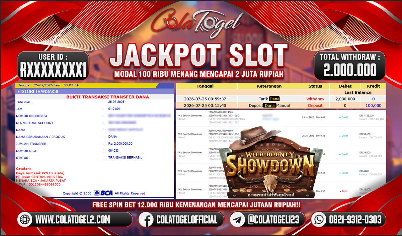 JACKPOT SLOT GACOR!!
