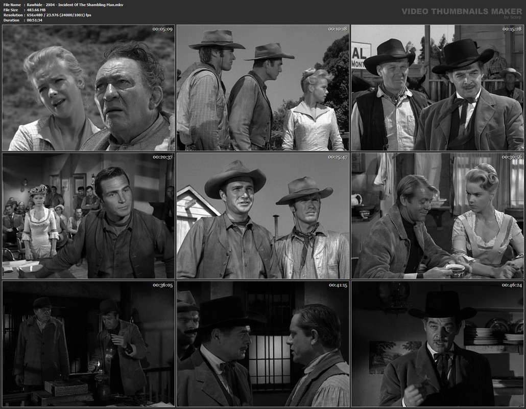 Rawhide - 2X04 - Incident Of The Shambling Man.mkv
