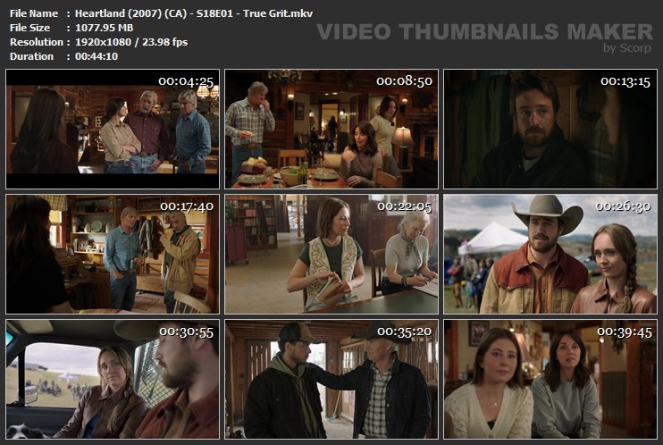 Heartland (2007) (CA) - S18E01 - True Grit.mkv