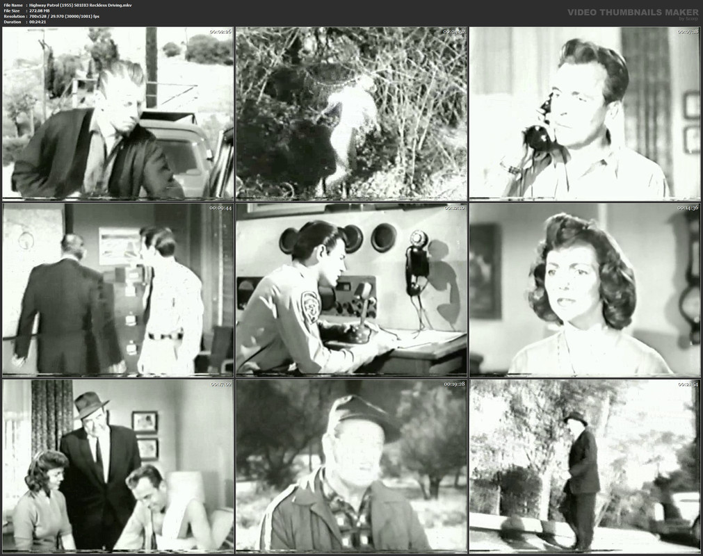 Highway Patrol (1955) S01E03 Reckless Driving.mkv