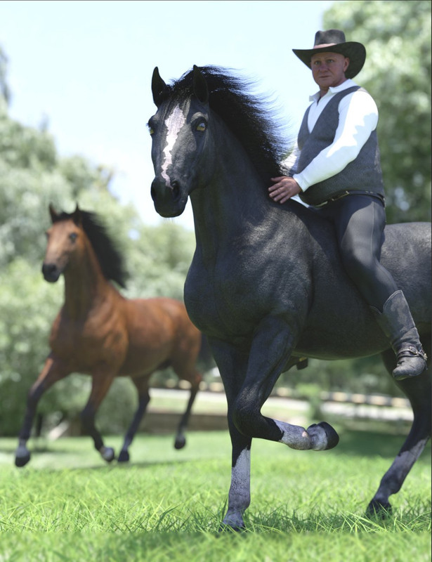 DA Daz Horse 3 Base Material Set DA Daz Horse 3 Base Material Set