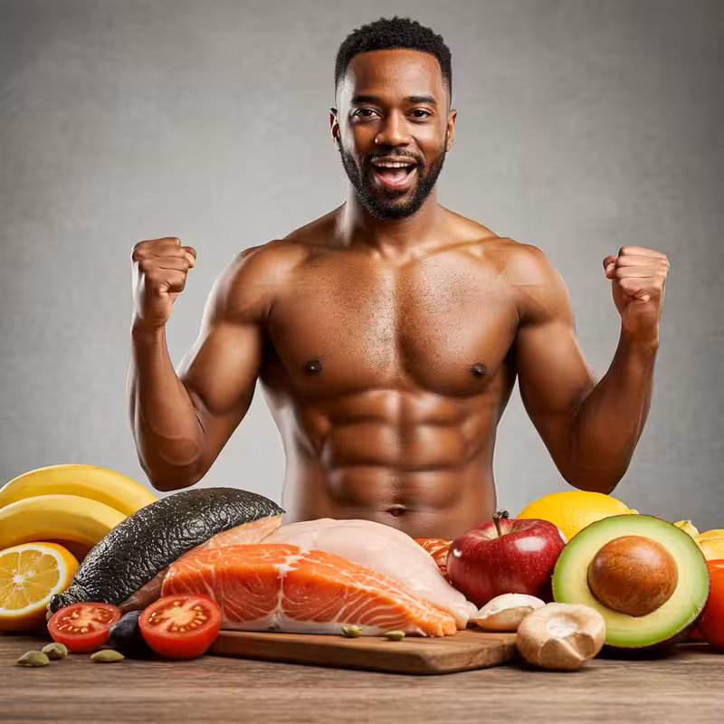 Grilled salmon for muscle mass