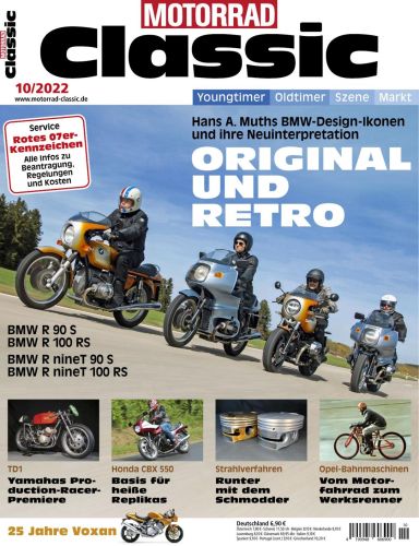 Cover: Motorrad Classic Magazin No 10 2022
