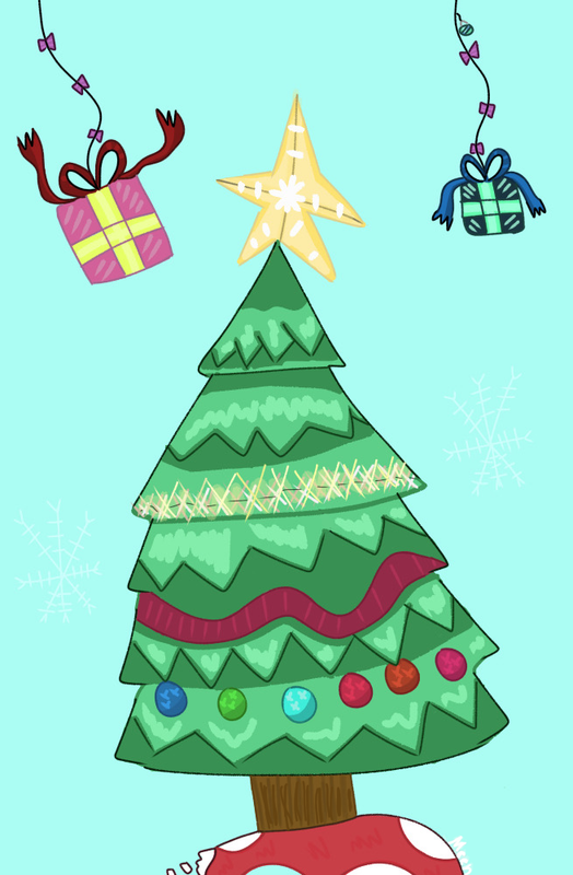 Feeling Frosty | [Christmas Tree Art]