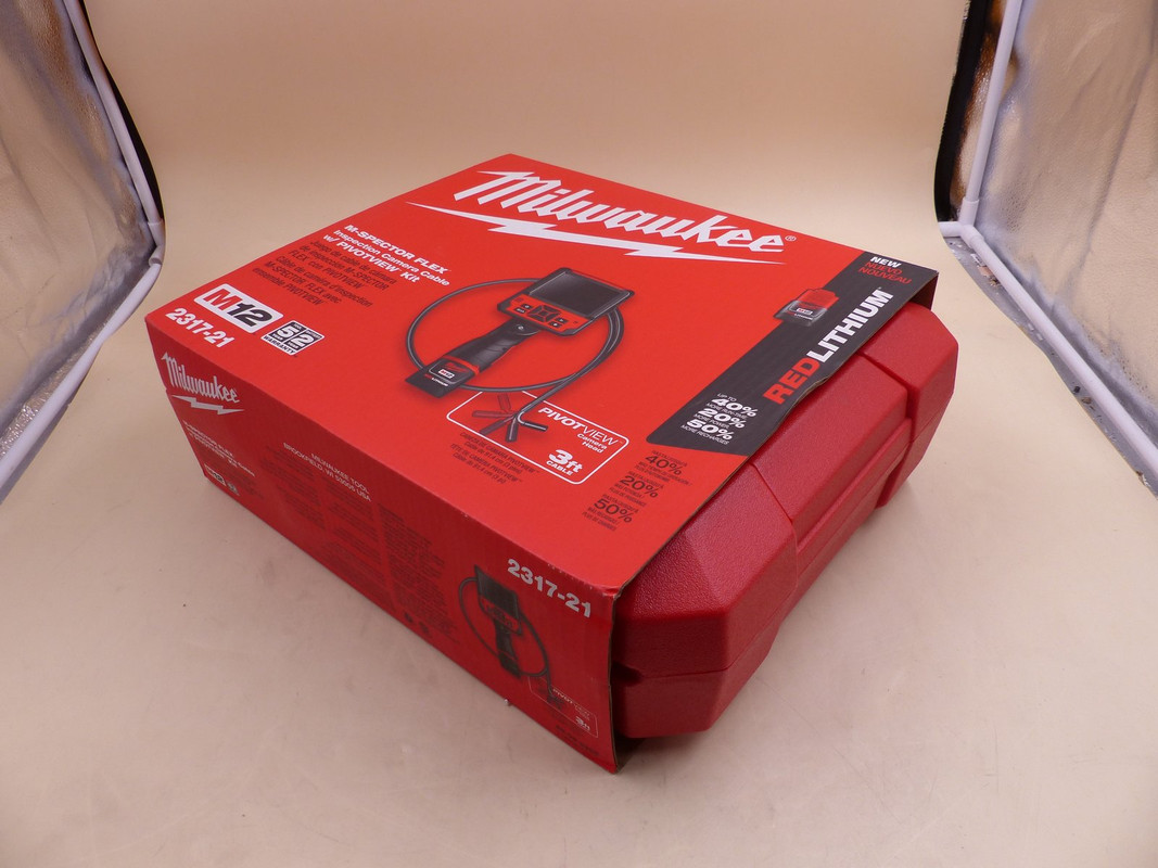 MILWAUKEE 2317-21 M12 M-SPECTOR FLEX 3 INSPECTION CAMERA CABLE W/  PIVOTVIEW KIT